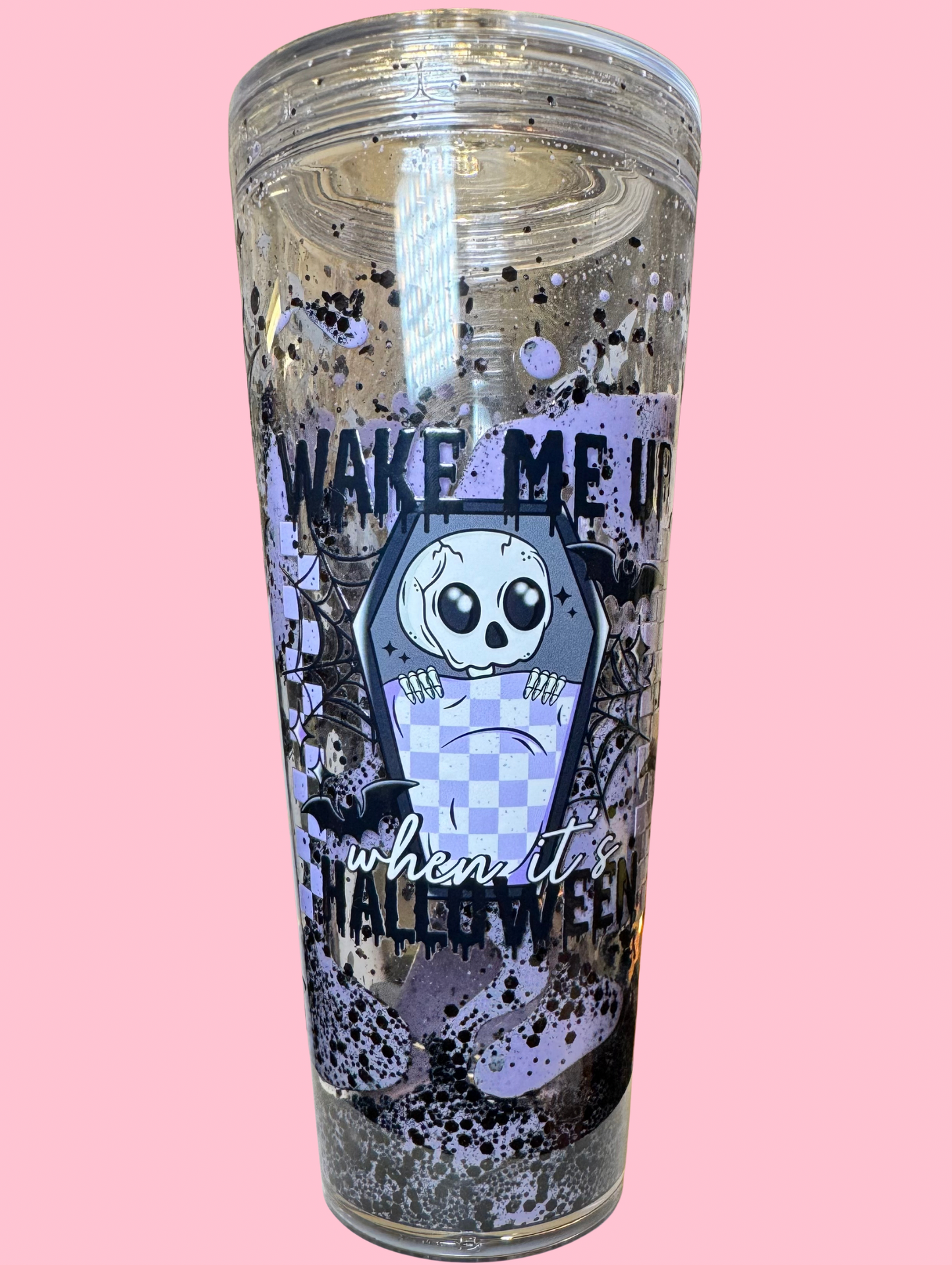 Halloween 24oz acyclic lava drip