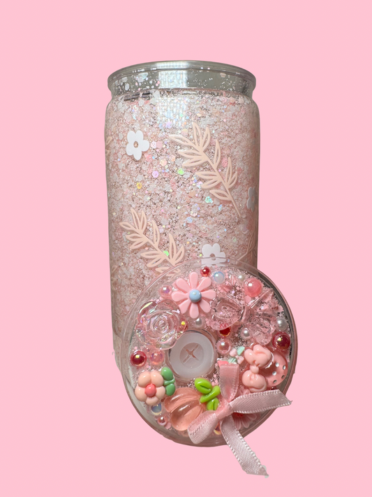 Soft pink W/ charm lid